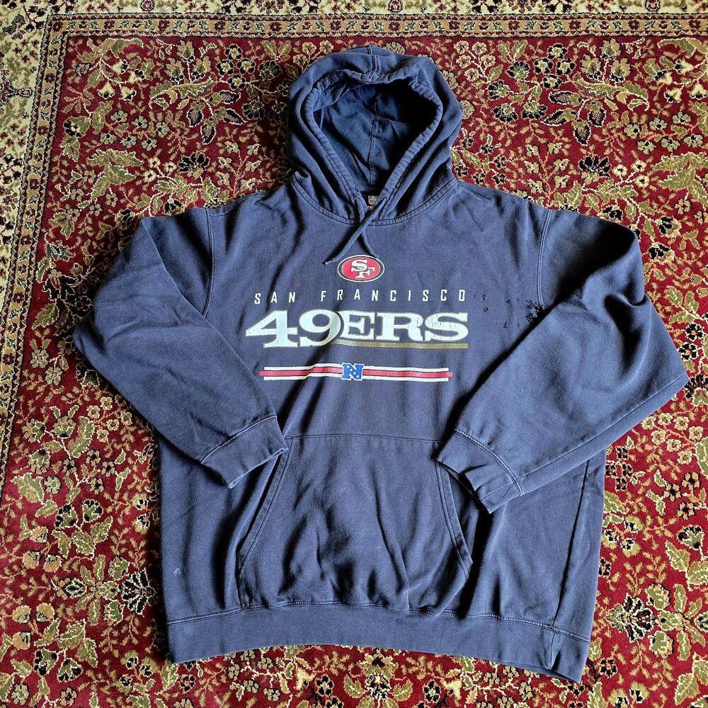 San Francisco 49ers NFL Apperal Black Hoodie - Men's 2XL